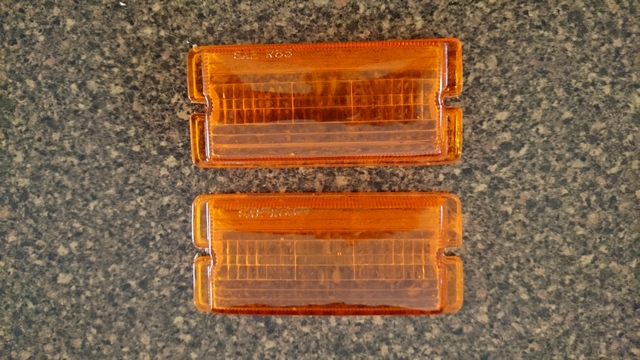 Rear Parker Indicator Lenses (Amber) suitable for Toyota Crown S40 series RS43 RS46